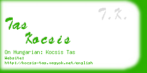 tas kocsis business card